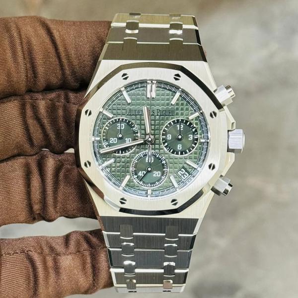 Audema_rs Pgeu_t Royal Oak Chronograph Green