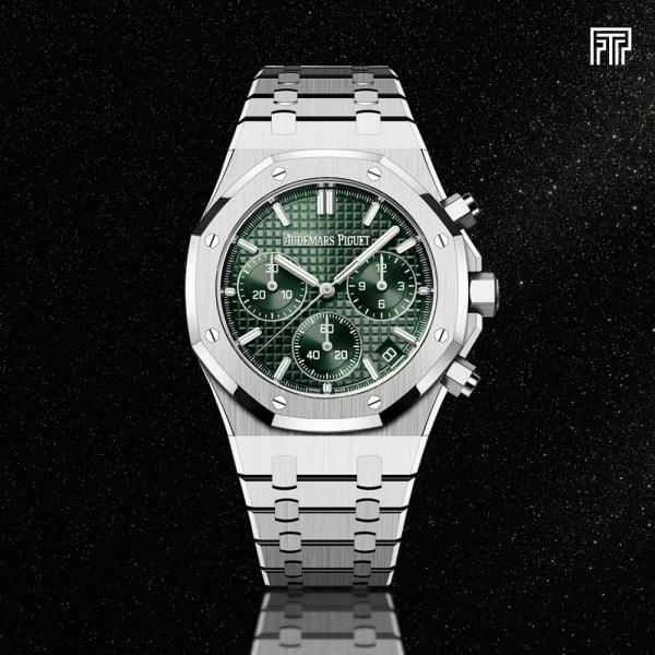 Audema_rs Pgeu_t Royal Oak Chronograph Green